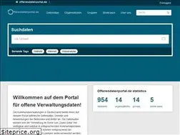Sites similar to offenesdatenportal.de