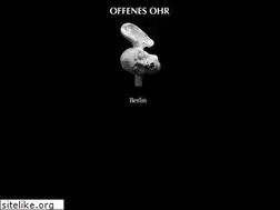 Sites similar to offenesohr.com