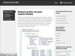 Sites similar to offensiveinfosec.wordpress.com