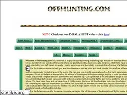 Sites similar to offhunting.com