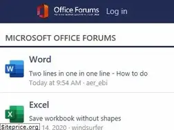 Sites similar to office-forums.com