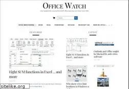 Sites similar to office-watch.com