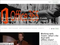 Sites similar to office365etiquette.info