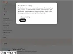 Sites similar to officeartguy.etsy.com