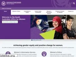 Sites similar to officeforwomen.sa.gov.au