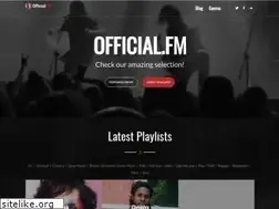 Sites similar to official.fm