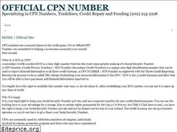 Sites similar to officialcpnnumber.com