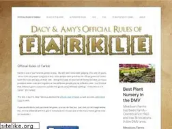 Sites similar to officialfarklerules.com