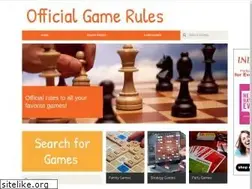 Sites similar to officialgamerules.org
