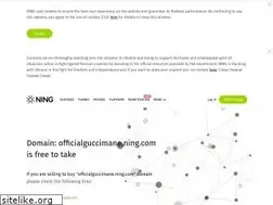 Sites similar to officialguccimane.ning.com