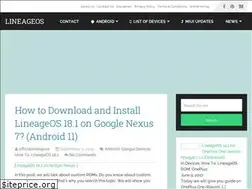 Sites similar to officiallineageos.com