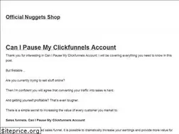 Sites similar to officialnuggetsshop.com