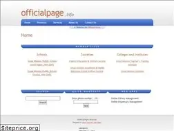 Sites similar to officialpage.info