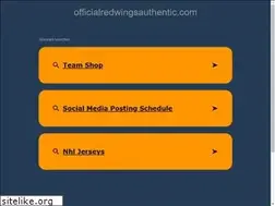 Sites similar to officialredwingsauthentic.com