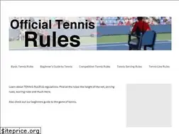 officialtennisrules.com