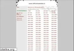 Sites similar to officialwebsites.in