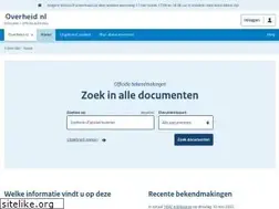 Sites similar to officielebekendmakingen.nl