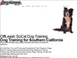 Sites similar to offleashsocal.com