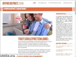 Sites similar to offre-de-pret.com