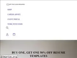Sites similar to offtheclockresumes.com