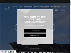 Sites similar to offthegridorganicwinery.com