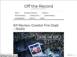 Sites similar to offtherecordblog.org