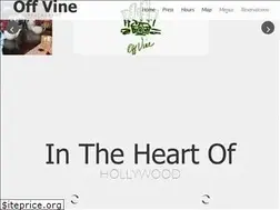 Sites similar to offvine.com