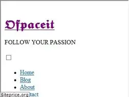 Sites similar to ofpaceit.wordpress.com