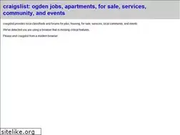 Sites similar to ogden.craigslist.org