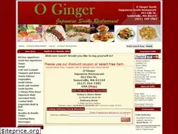 Sites similar to ogingersushi.com