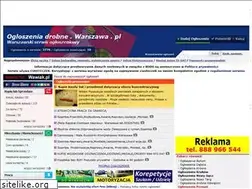 Sites similar to ogloszeniadrobne.warszawa.pl
