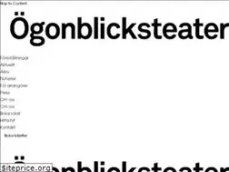 Sites similar to ogonblicksteatern.se