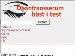 Sites similar to ogonfransserumbastitest.se