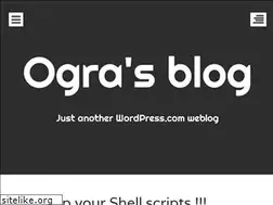 Sites similar to ograblog.wordpress.com