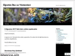 Sites similar to ogretimilkeyontemleri.wordpress.com