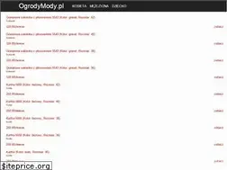 Sites similar to ogrodymody.pl