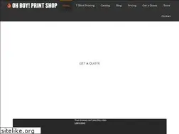 Sites similar to ohboyprintshop.com
