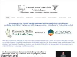 Sites similar to ohiofootandanklesurgeon.com