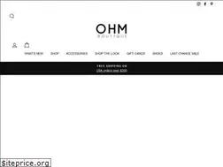 Sites similar to ohmboutique.com