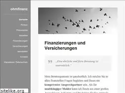 Sites similar to ohmfinanz.de