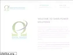 Sites similar to ohmspower.com