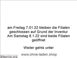 Sites similar to ohne-laden.de