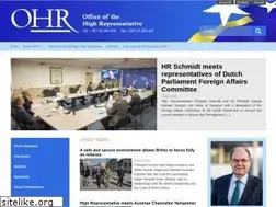 Sites similar to ohr.int