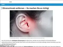 Sites similar to ohrenschmalz-entfernen.info