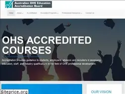 Sites similar to ohseducationaccreditation.org.au