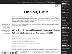 Sites similar to ohshitgit.com