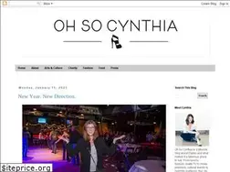 Sites similar to ohsocynthia.com