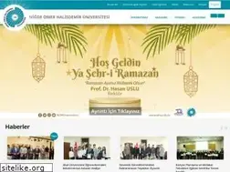 Sites similar to ohu.edu.tr