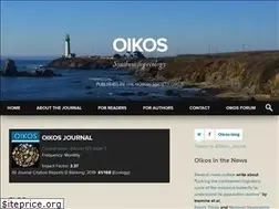 Sites similar to oikosjournal.org