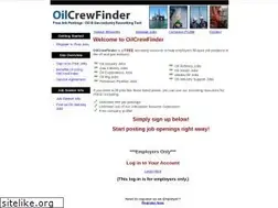 Sites similar to oilcrewfinder.com